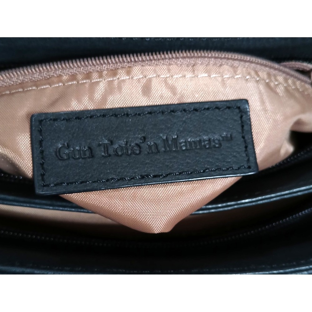 Gun Tote'n Mamas Women Bucket Tote Black Tumbled Leather GTM-19/BK Concealed - Picture 11 of 16
